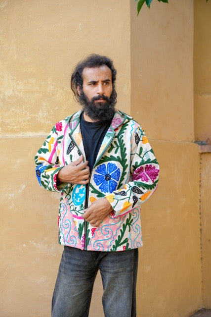 Suzani Kantha Hoodie I