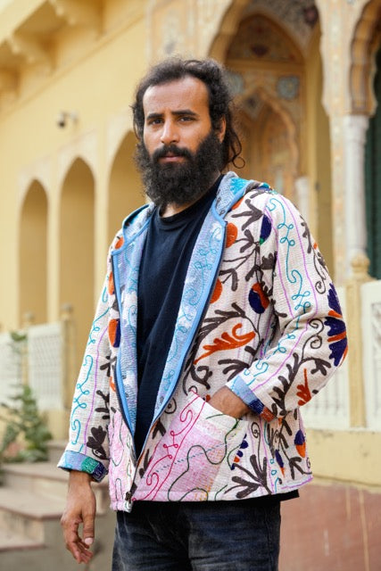 Suzani Kantha Hoodie II