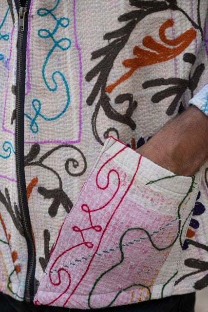 Suzani Kantha Hoodie II