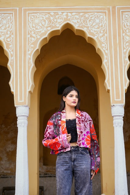 Suzani Kantha Cropped Jacket II