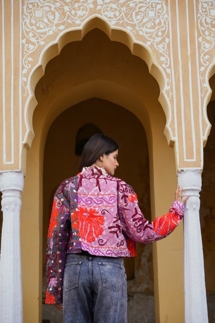 Suzani Kantha Cropped Jacket II