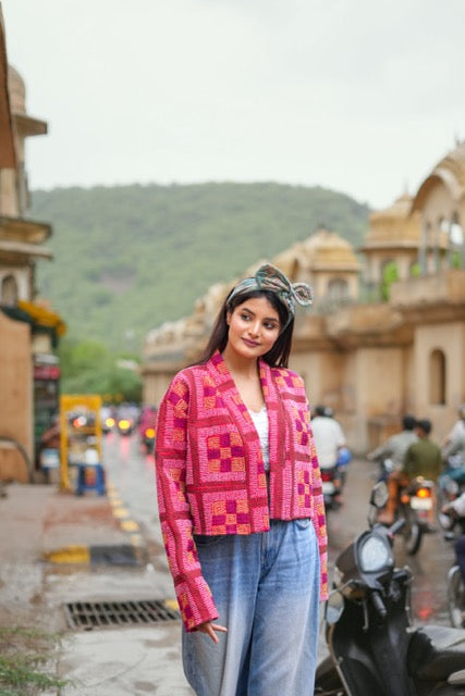 Embroidered Cropped Jacket II