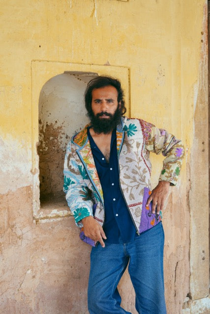 Suzani Kantha Hoodie IV