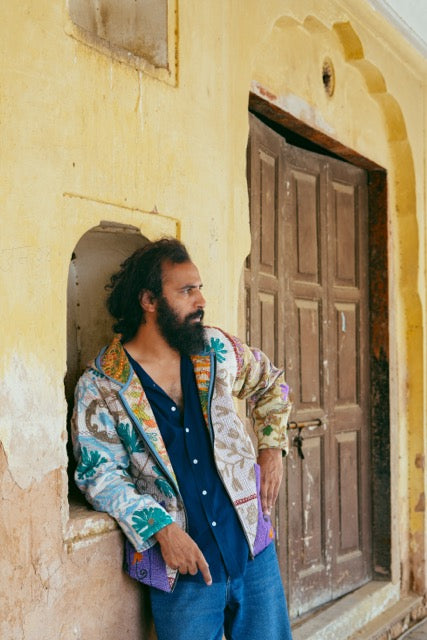 Suzani Kantha Hoodie IV