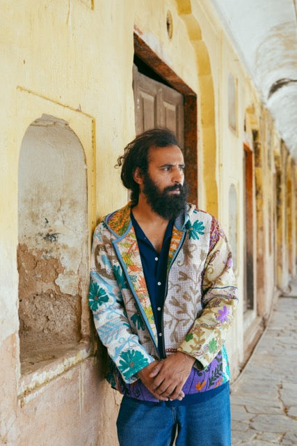 Suzani Kantha Hoodie IV