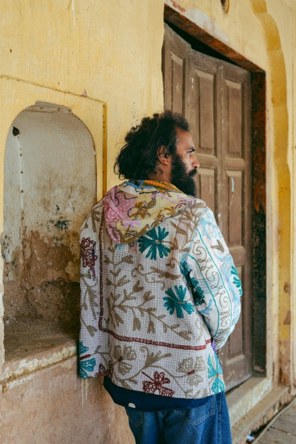 Suzani Kantha Hoodie IV