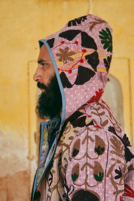 Suzani Kantha Hoodie III