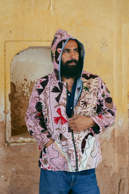 Suzani Kantha Hoodie III