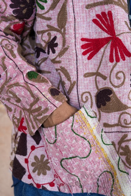 Suzani Kantha Hoodie III