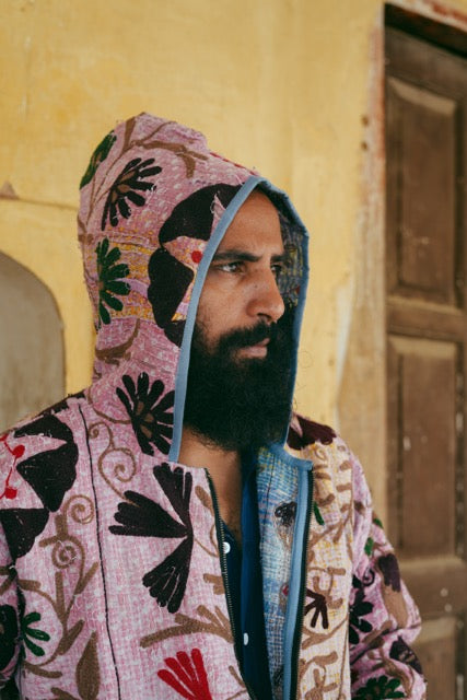 Suzani Kantha Hoodie III