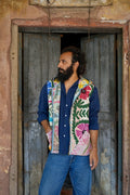 Suzani Kantha Hoodie Vest I