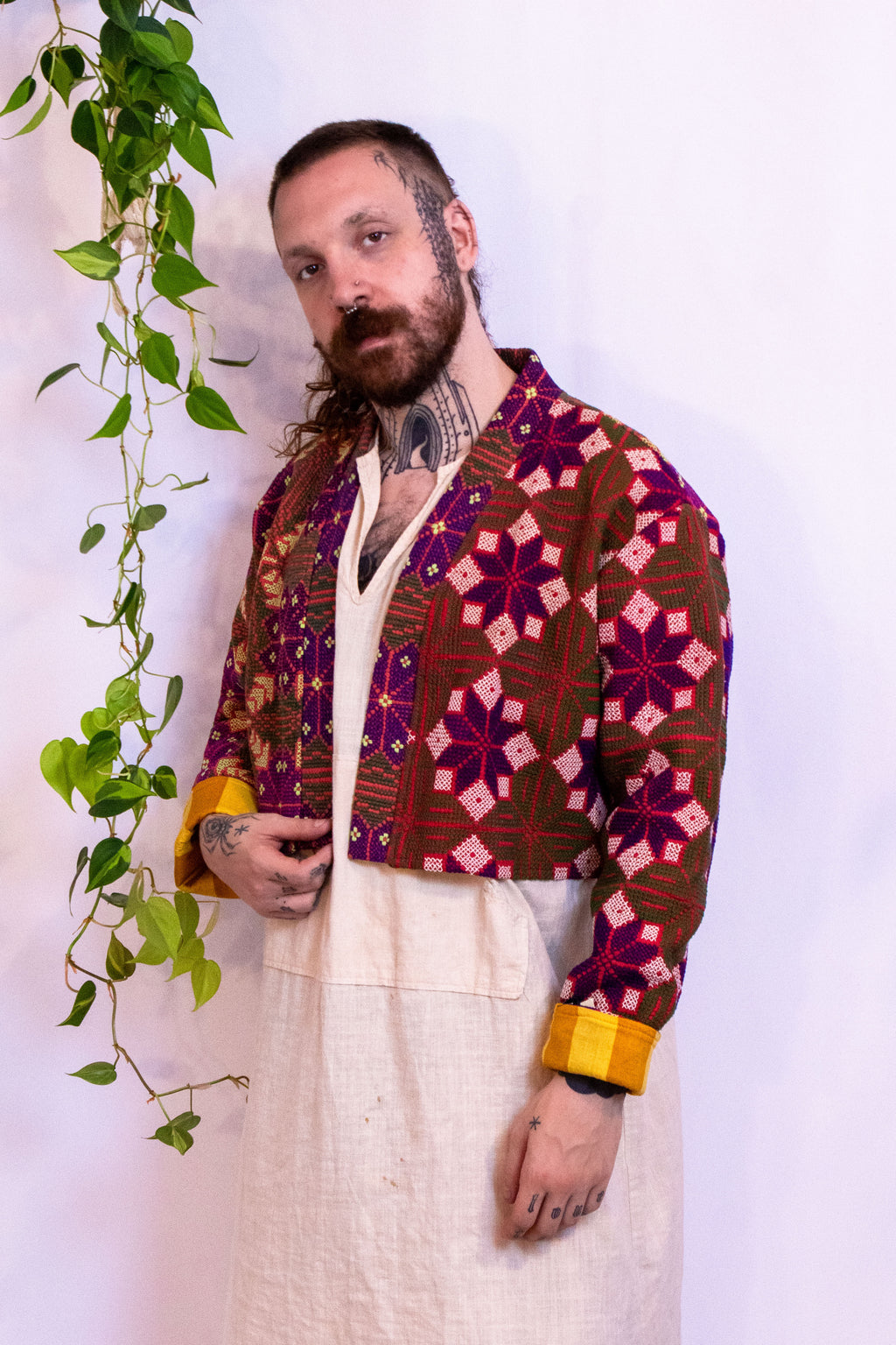 Embroidered Cropped Jacket I