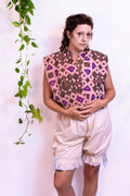 Embroidered Cropped Vest III