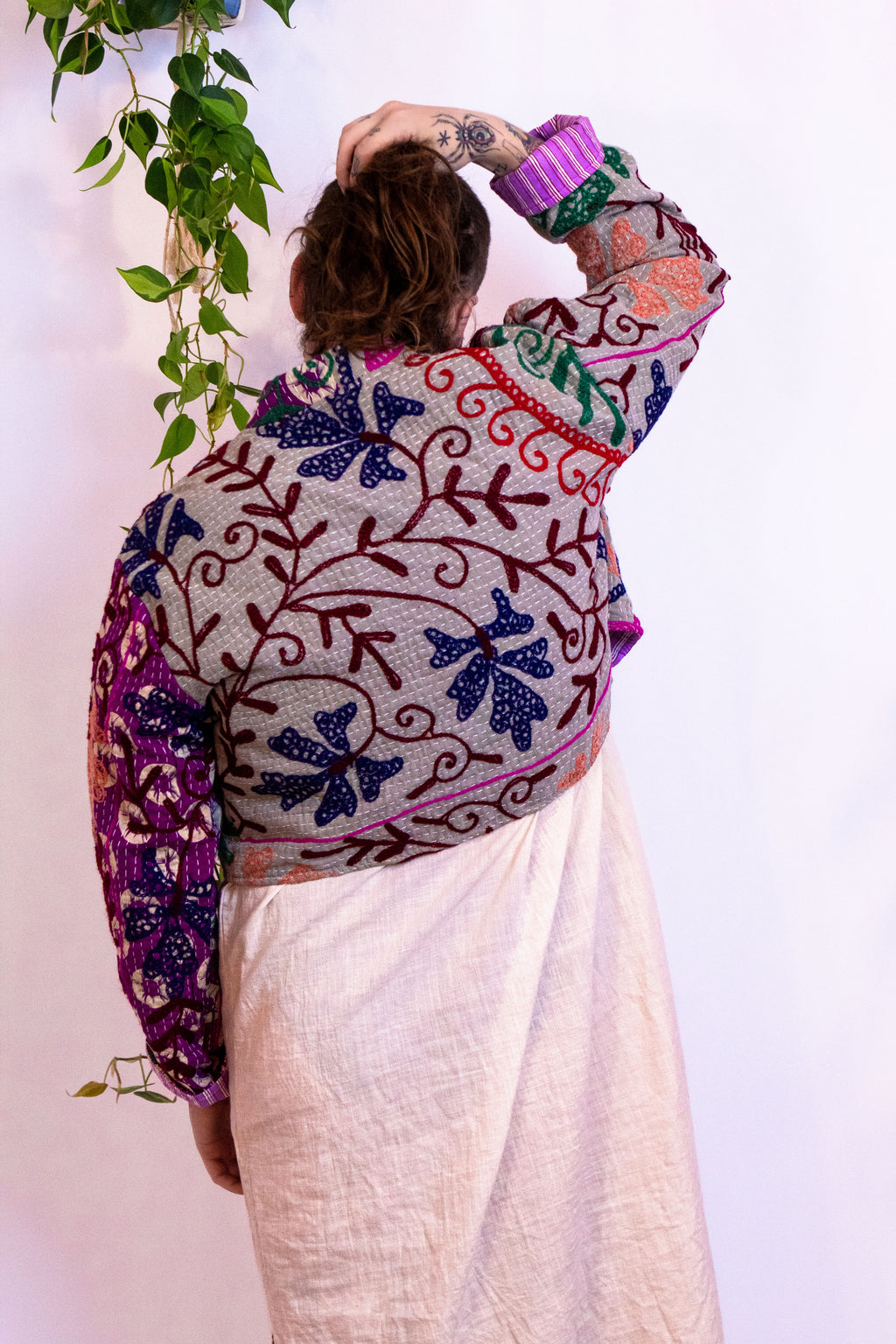 Suzani Kantha Cropped Jacket III