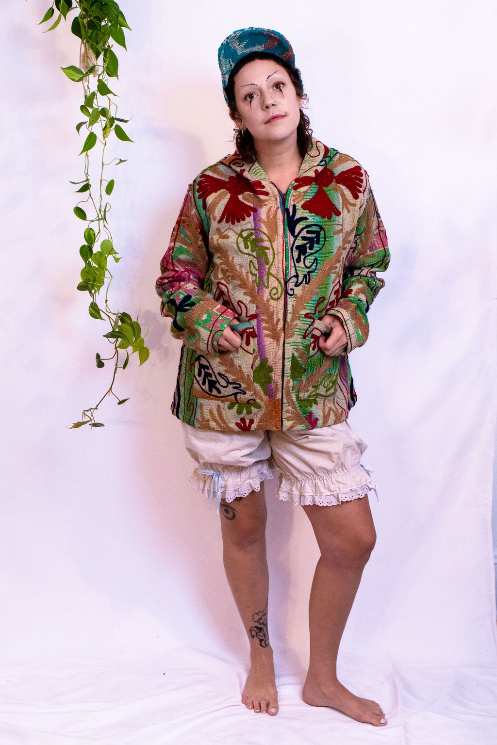 Suzani Kantha Hoodie VI