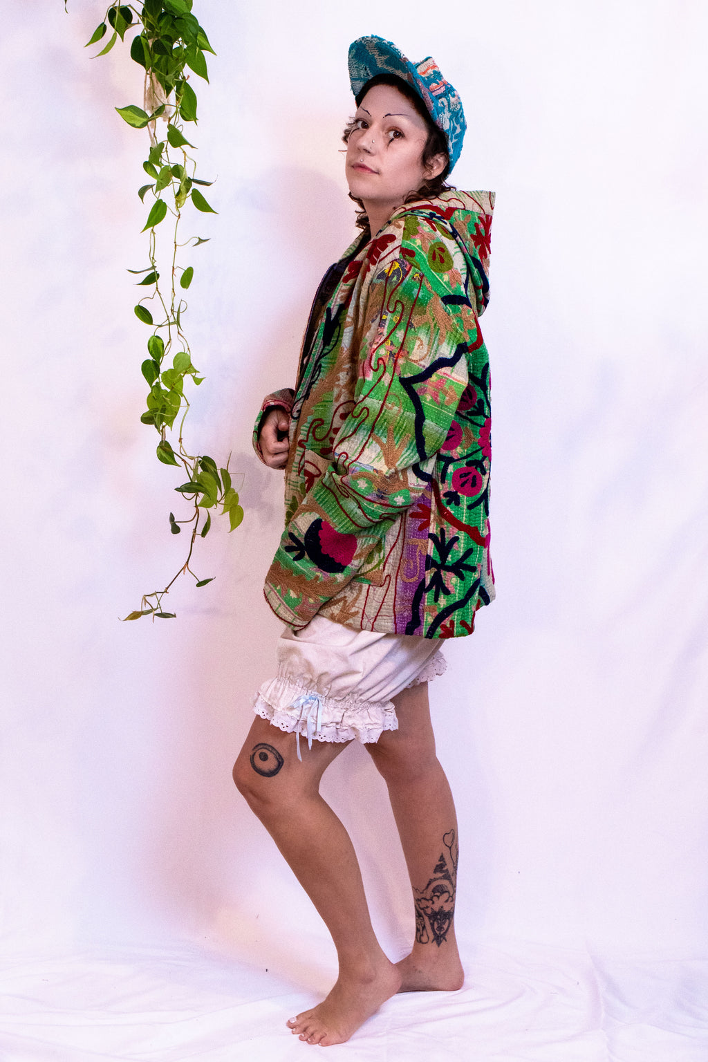 Suzani Kantha Hoodie VI