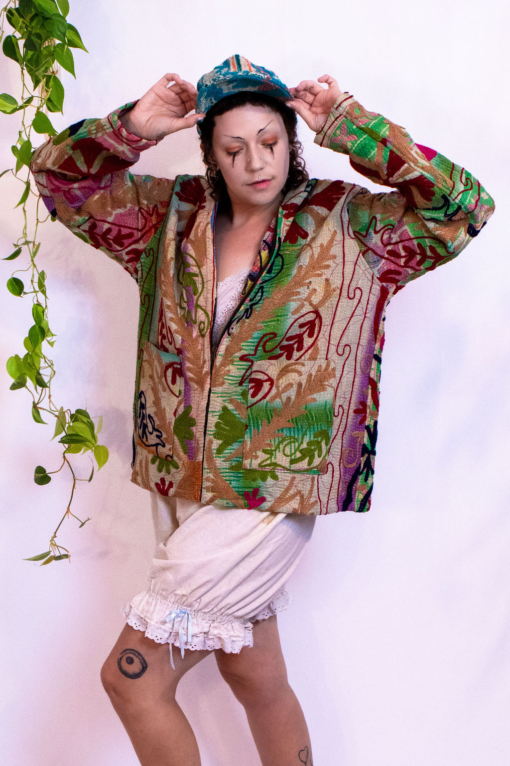Suzani Kantha Hoodie VI