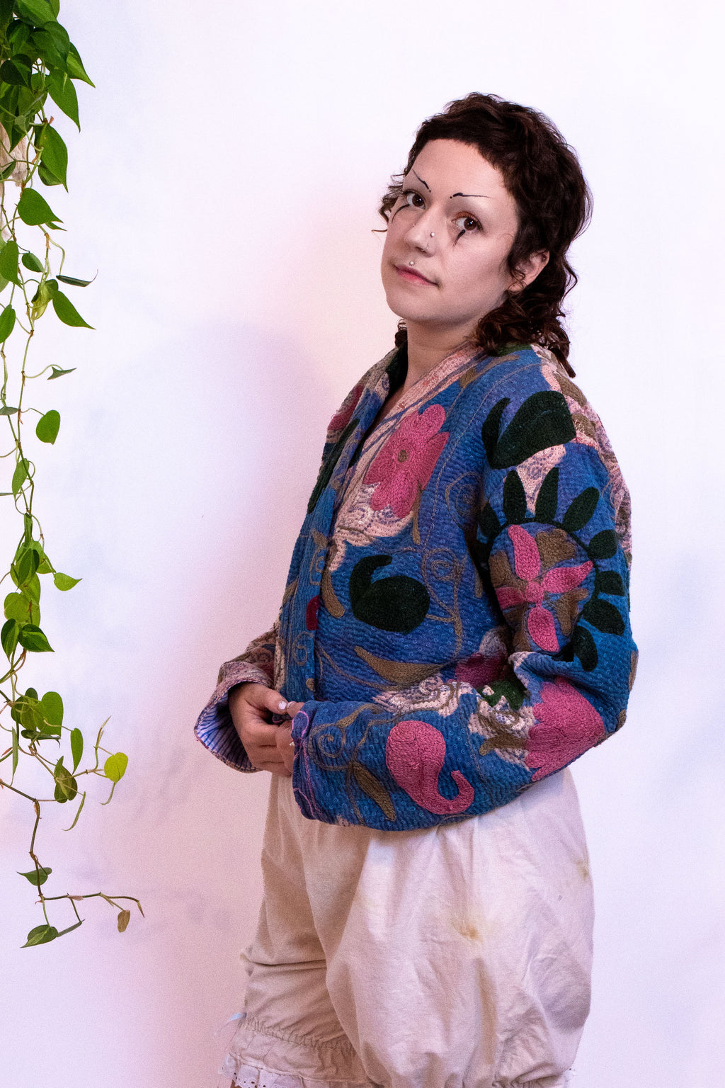 Suzani Kantha Cropped Jacket IV