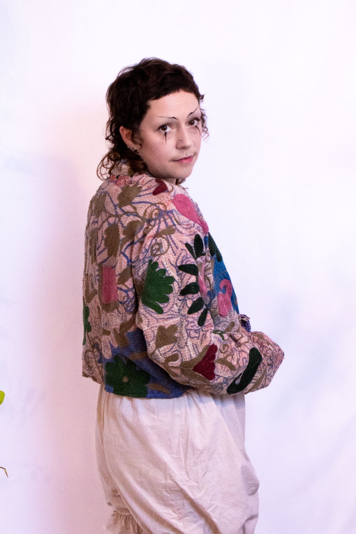 Suzani Kantha Cropped Jacket IV
