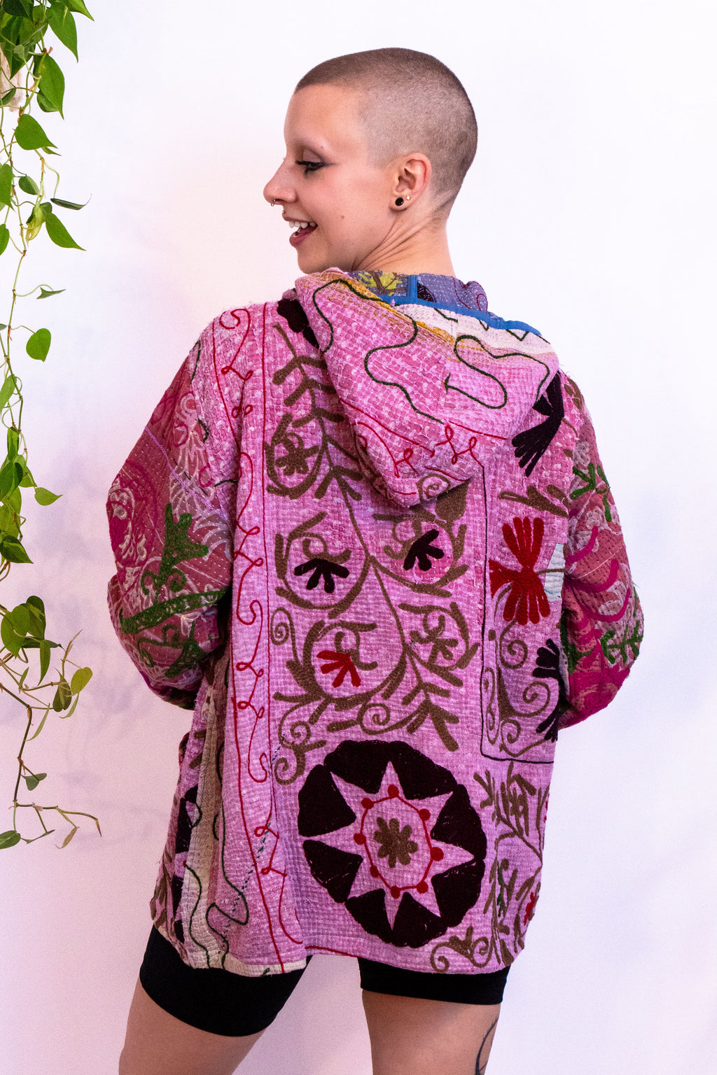 Suzani Kantha Hoodie VII