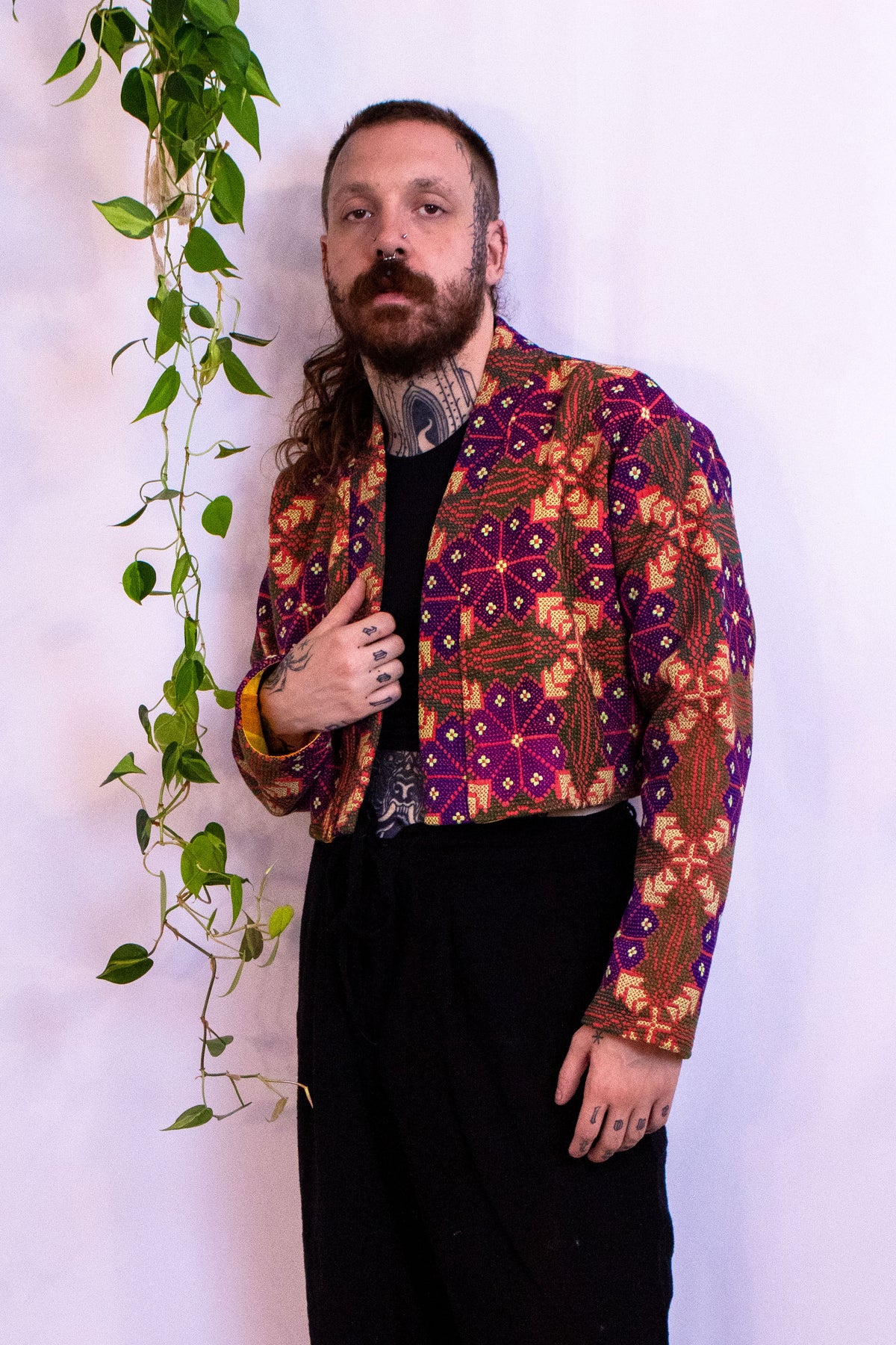 Embroidered Cropped Jacket III