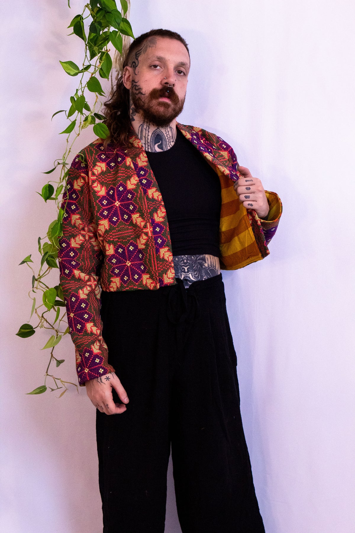 Embroidered Cropped Jacket III