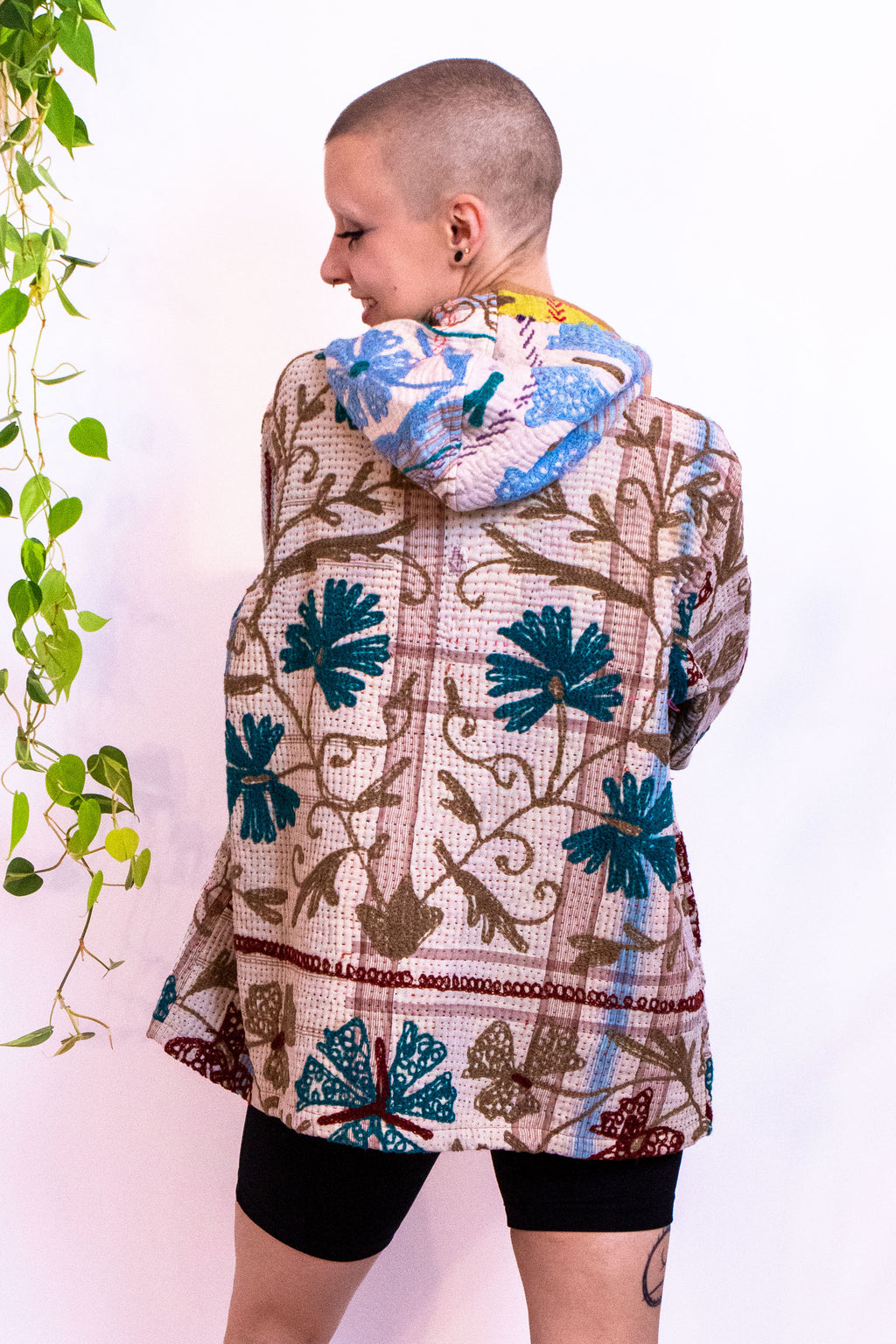 Suzani Kantha Hoodie IX