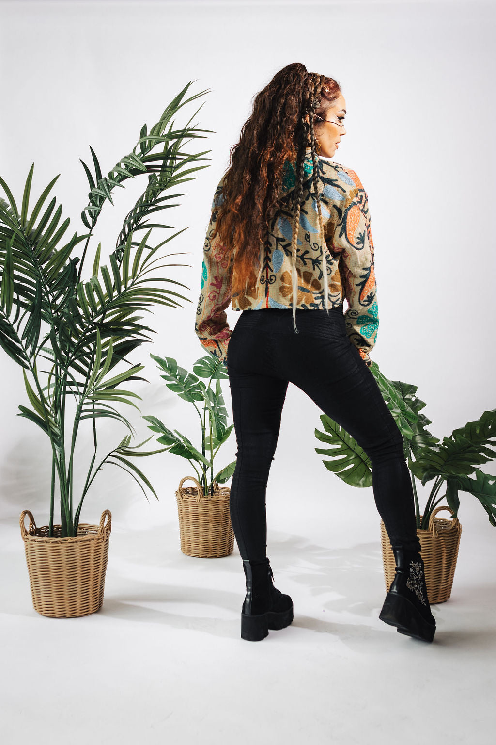Suzani Kantha Crop Jacket I