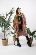 Suzani Kantha Midi Robe X