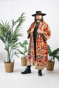 Suzani Kantha Oversized Kaftan Robe XII