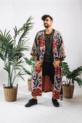 Suzani Kantha Oversized Kaftan Robe XI