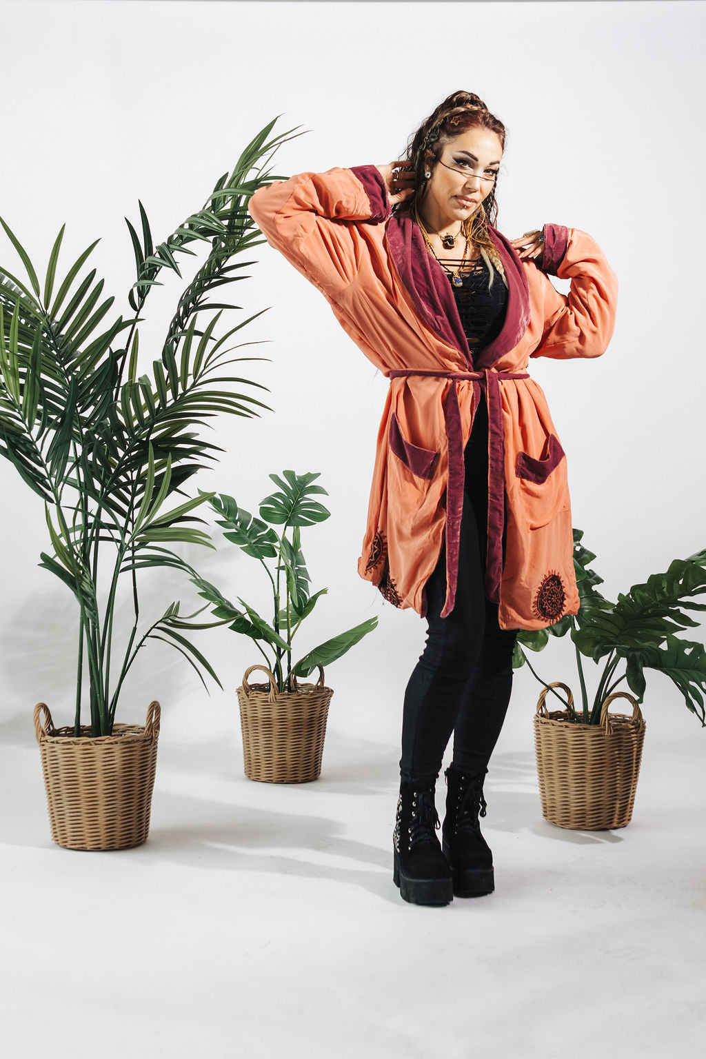 a woman posing for a picture