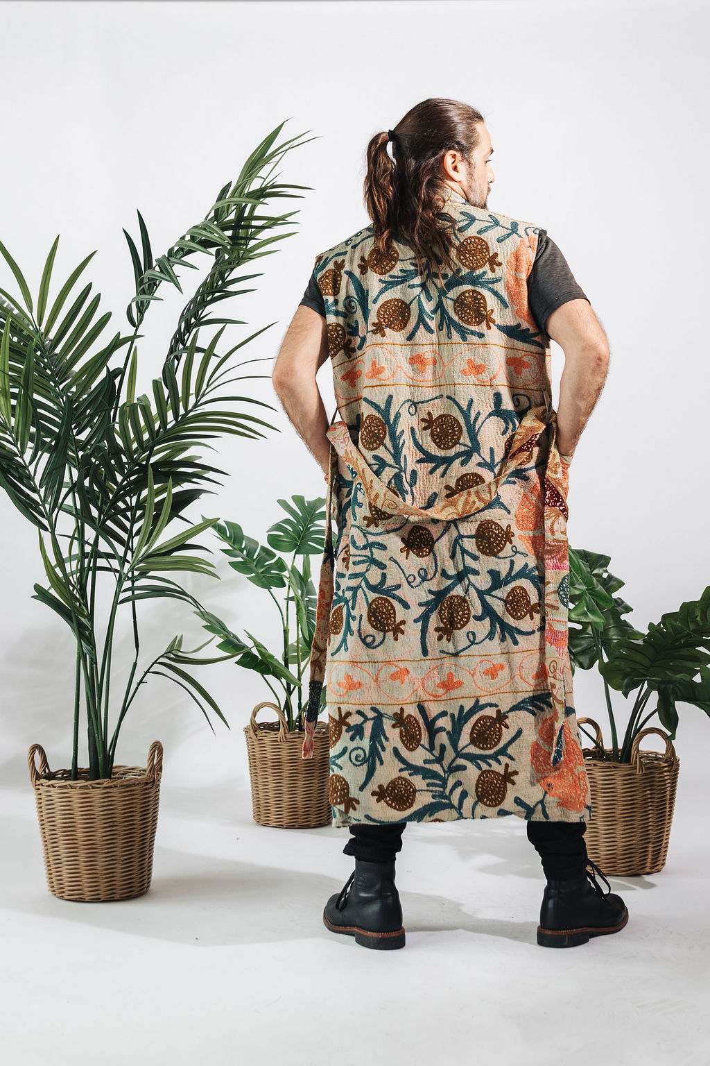 a man in a long dress