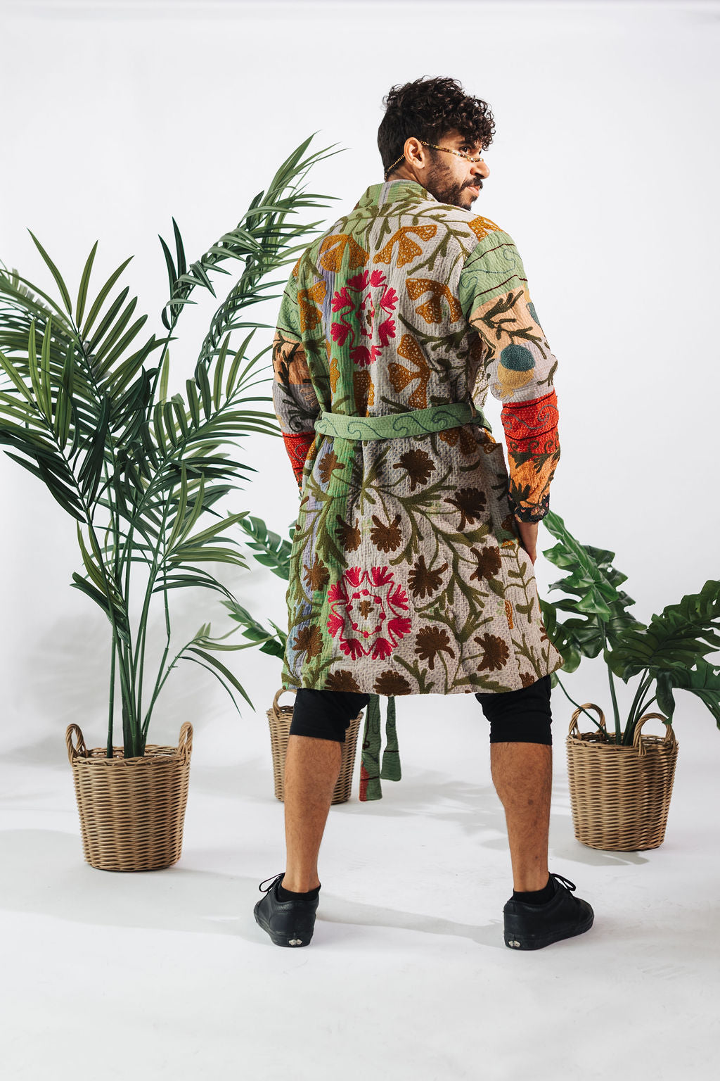 Suzani Kantha Midi Robe XI