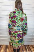 Suzani Kantha Midi Robe V
