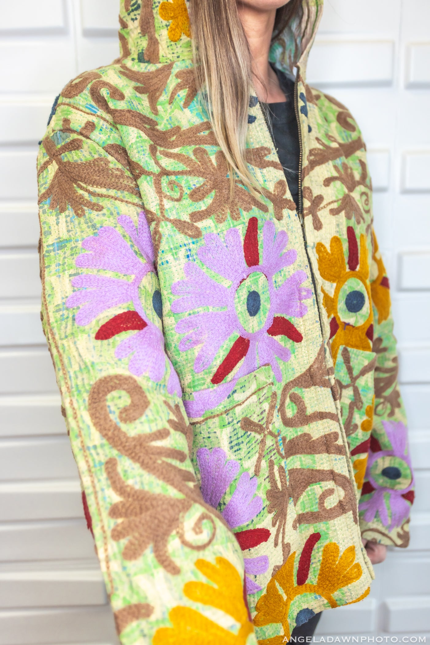 Suzani Kantha Hoodie