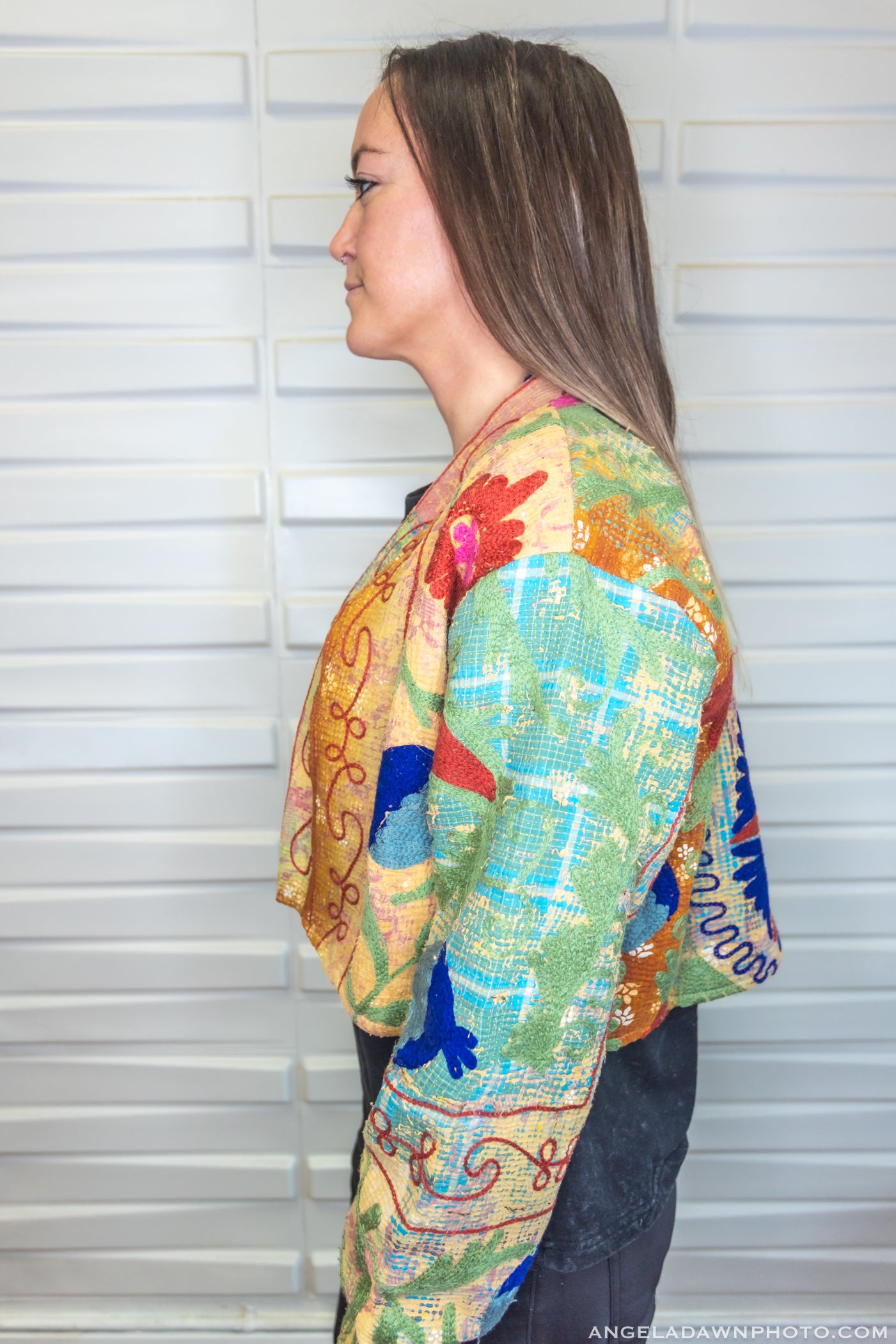 Suzani Kantha Crop Jacket I
