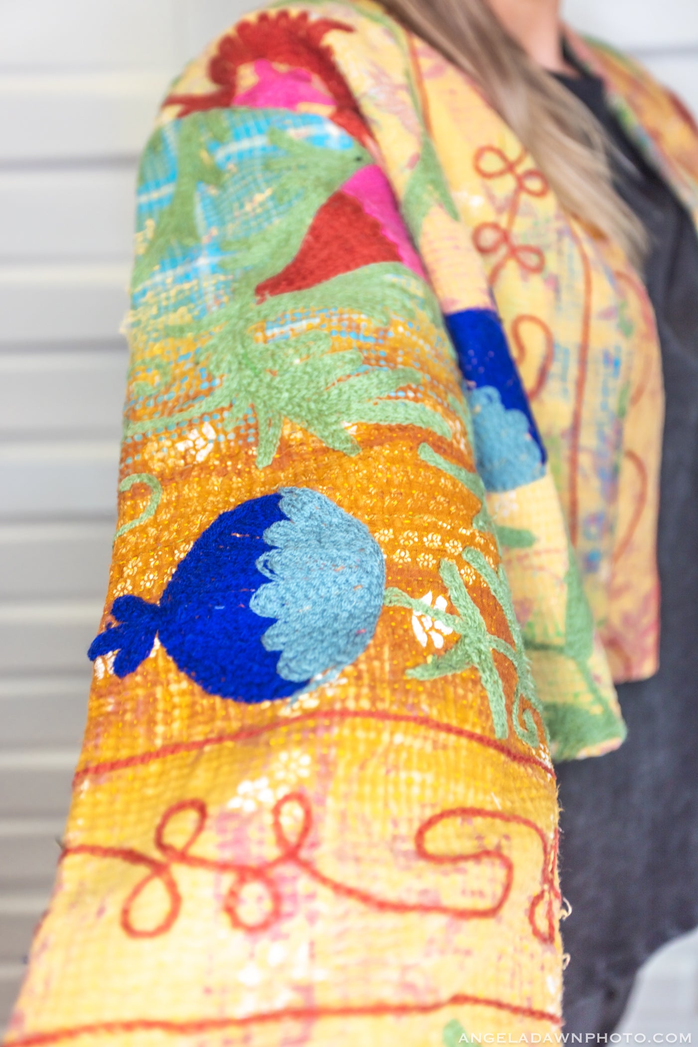 Suzani Kantha Crop Jacket I