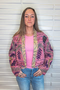 Suzani Kantha Crop Jacket IV