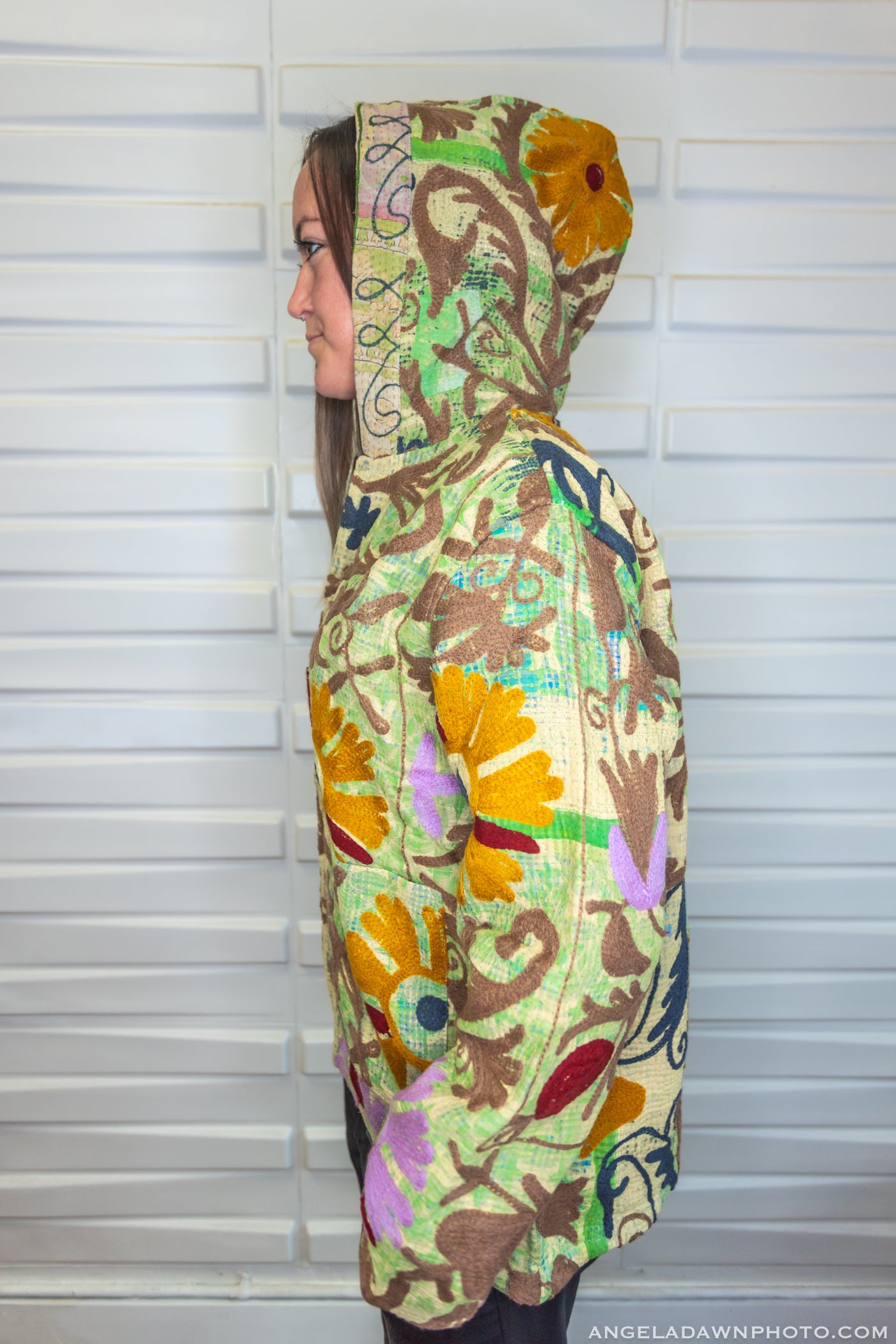 Suzani Kantha Hoodie