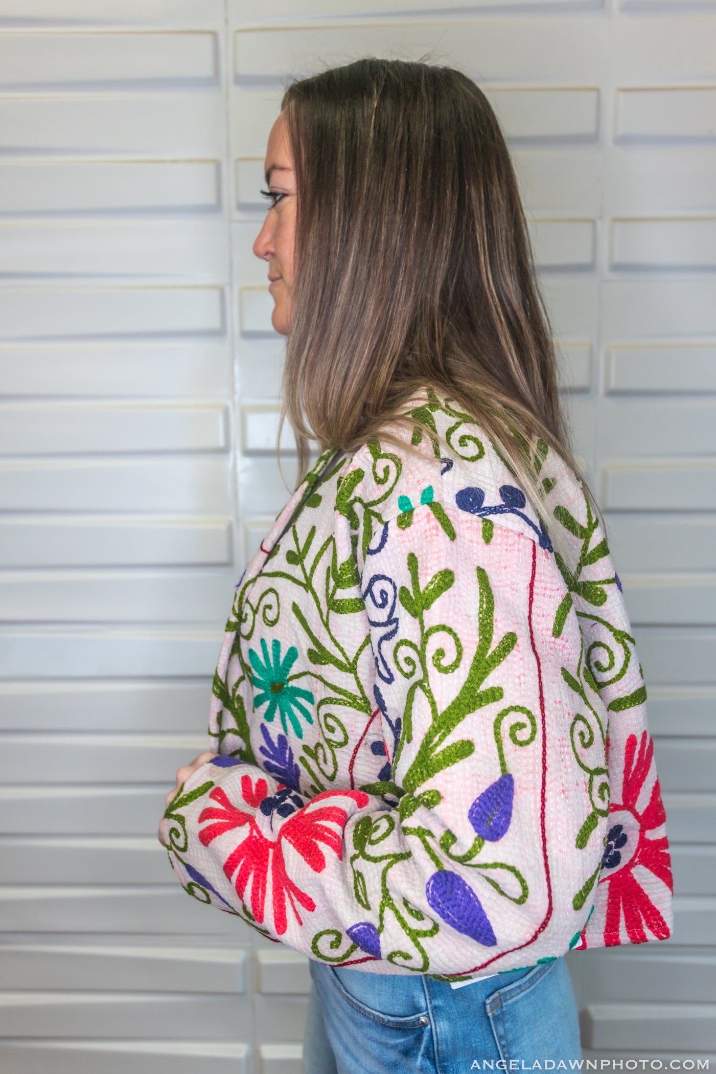 Suzani Kantha Crop Jacket III