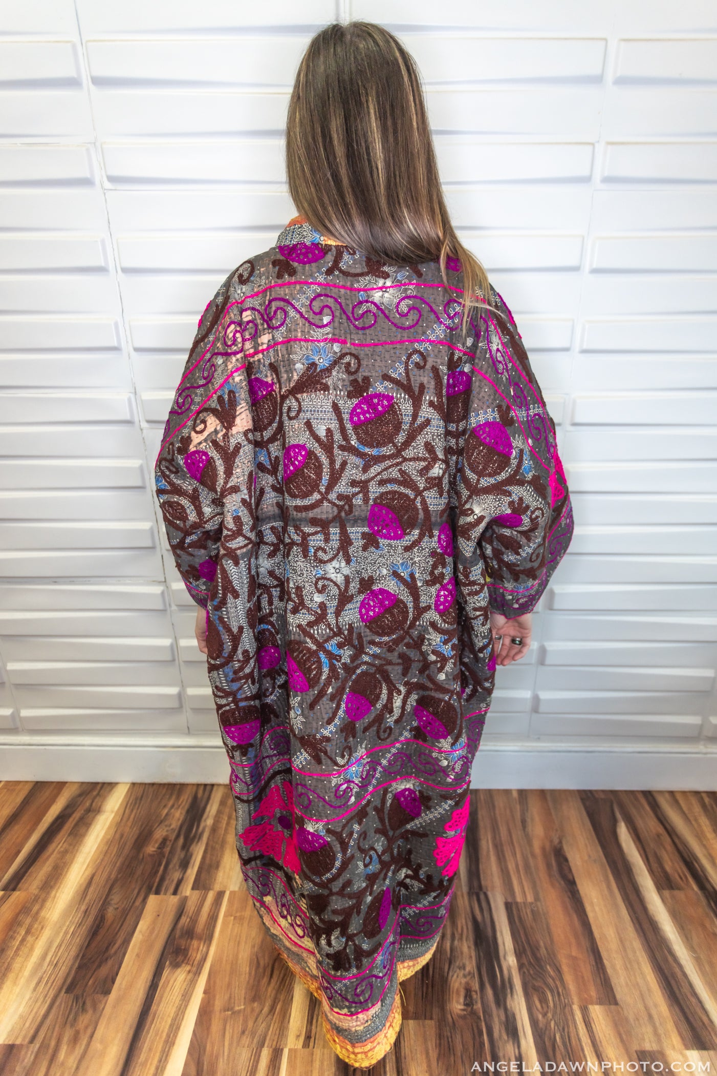Suzani Kantha Oversized Kaftan Robe I