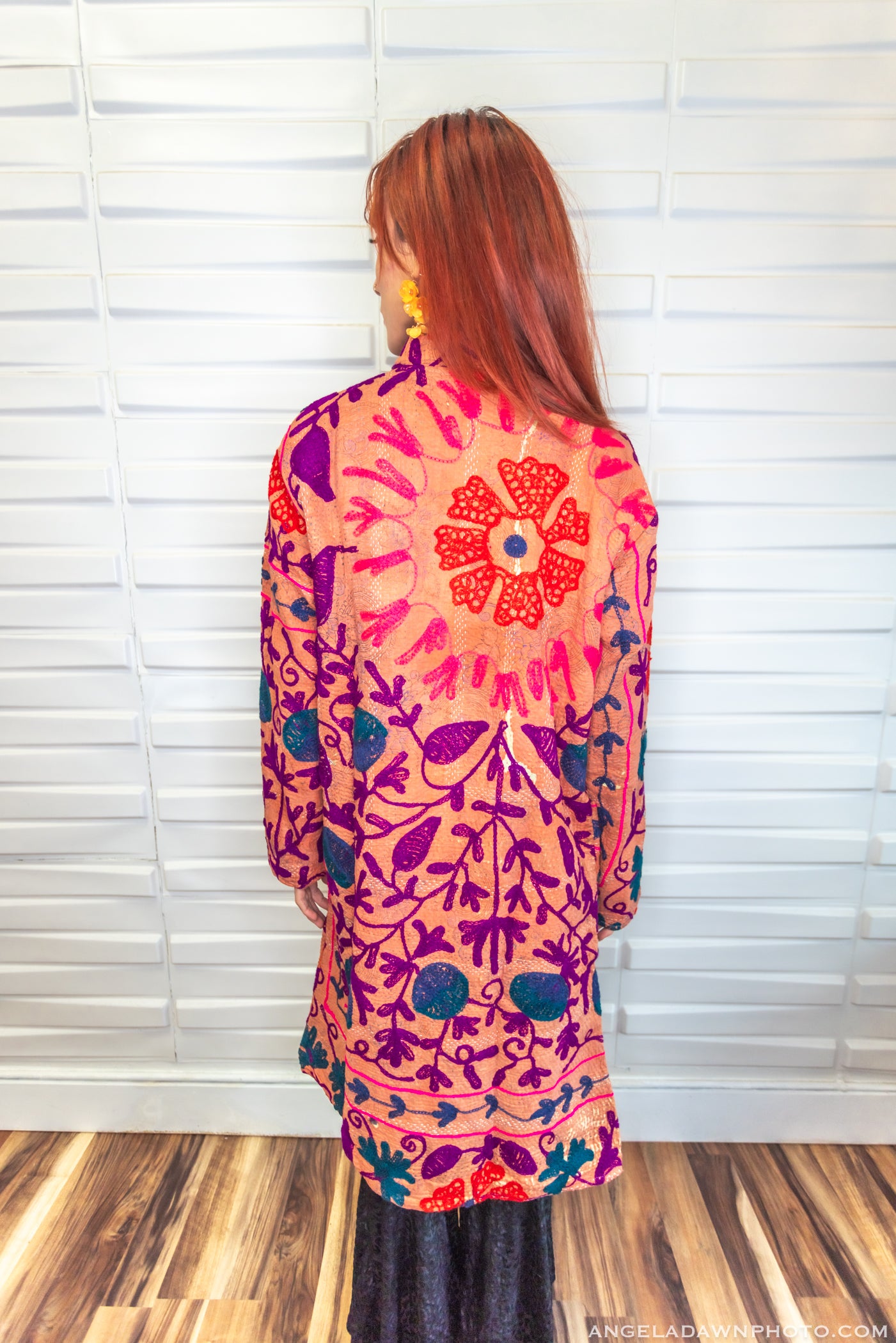 Suzani Kantha Midi Robe I