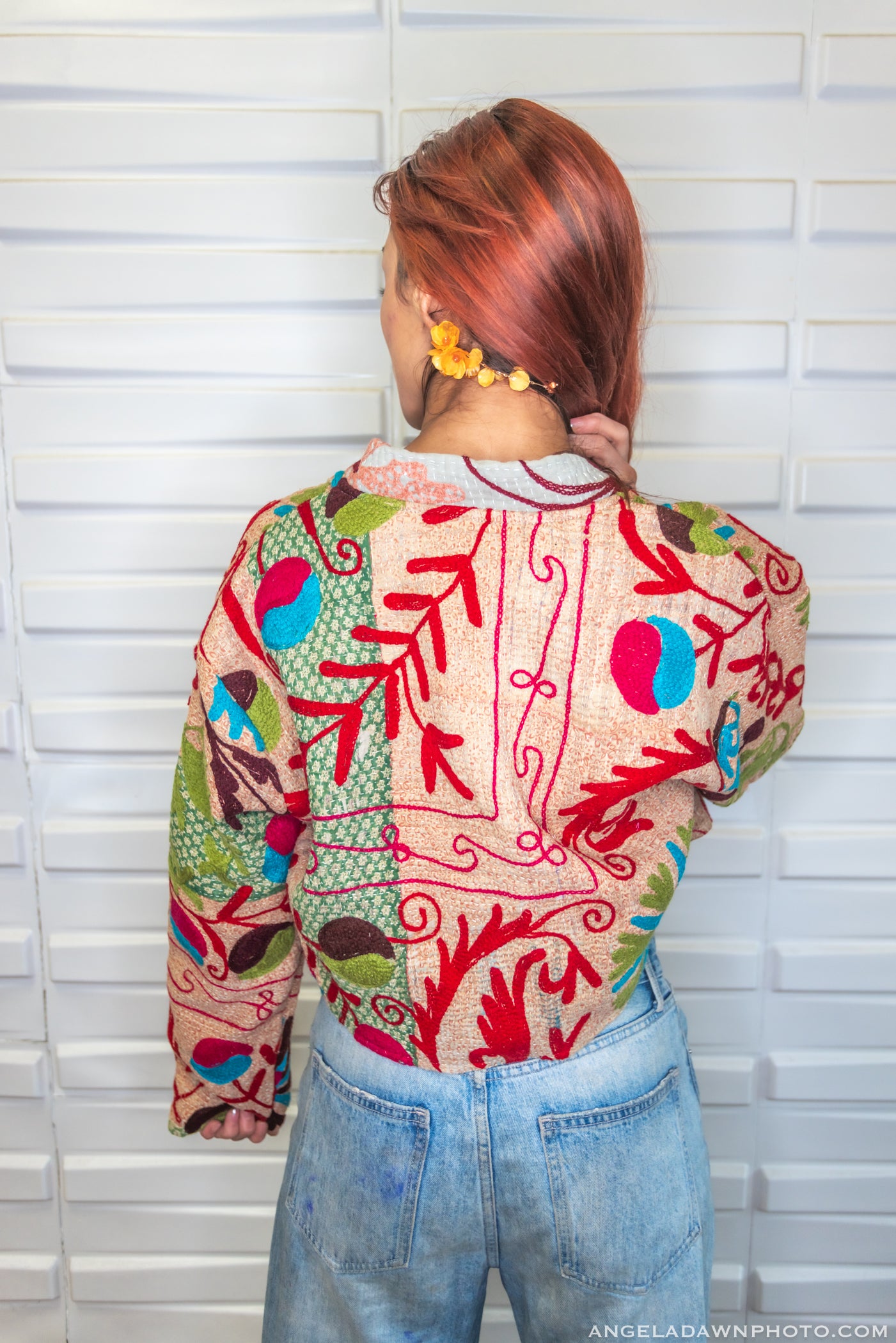 Suzani Kantha Crop Jacket II