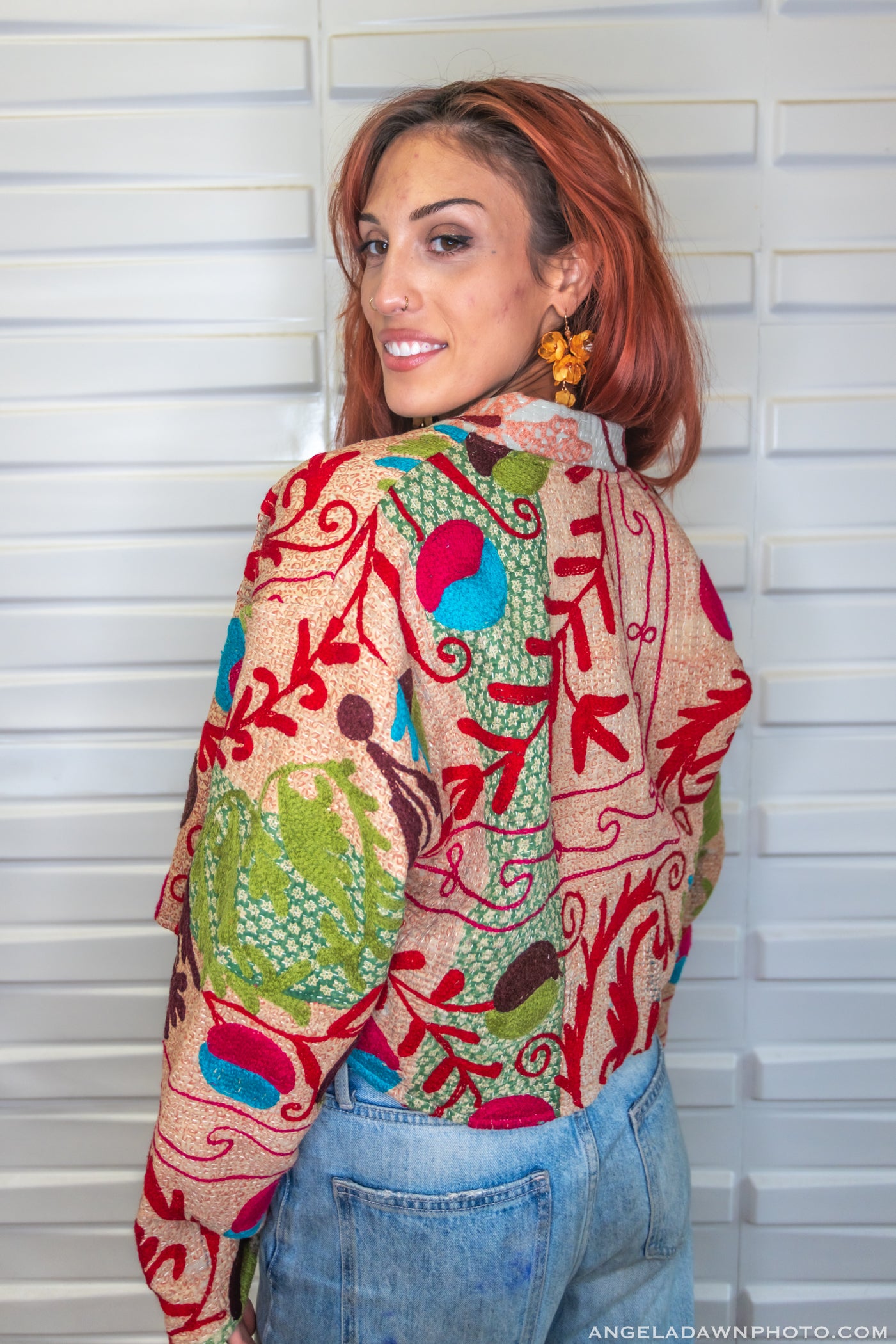 Suzani Kantha Crop Jacket II