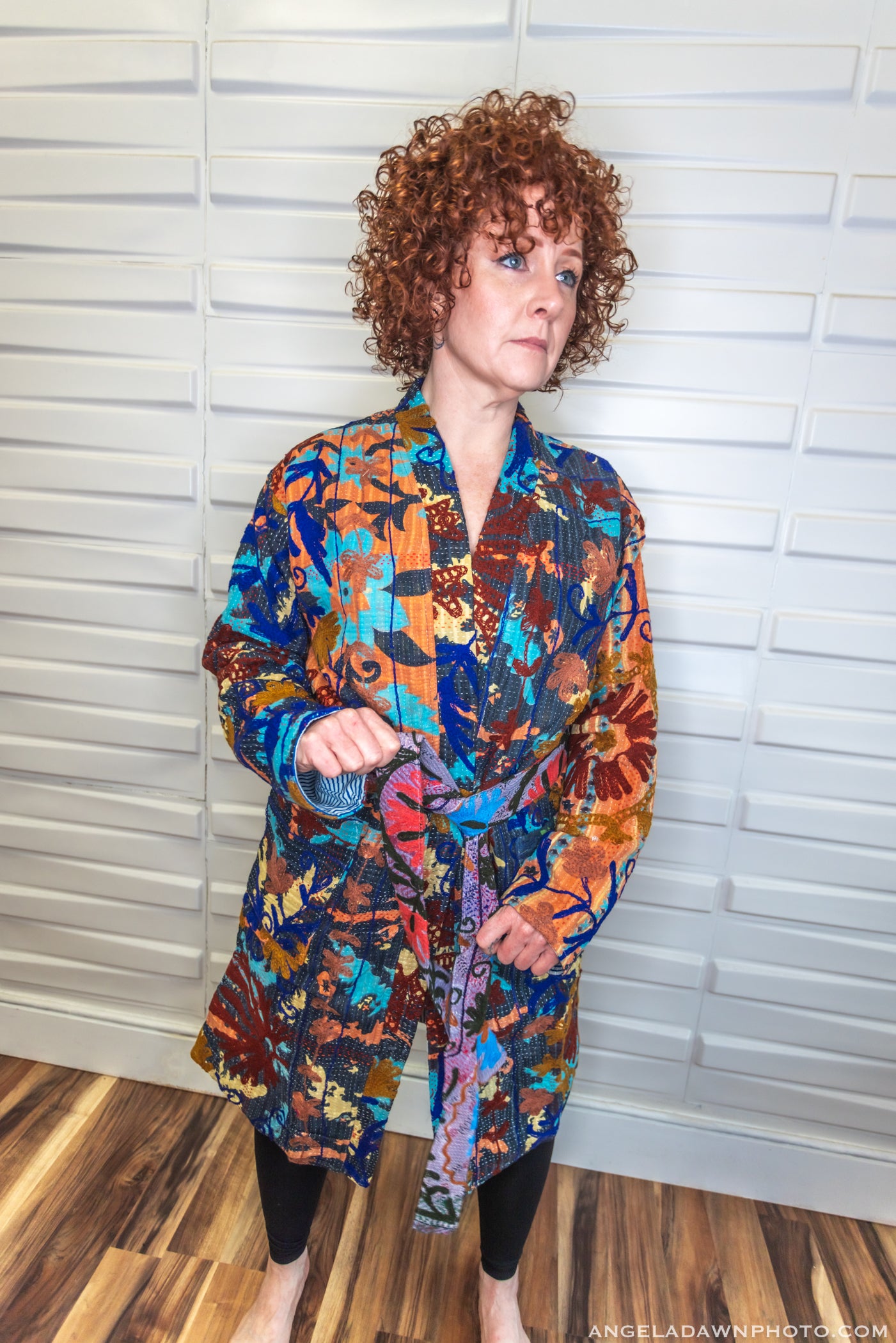 Suzani Kantha Midi Robe IV