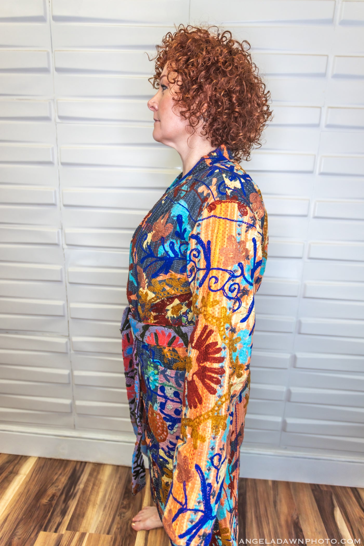 Suzani Kantha Midi Robe IV