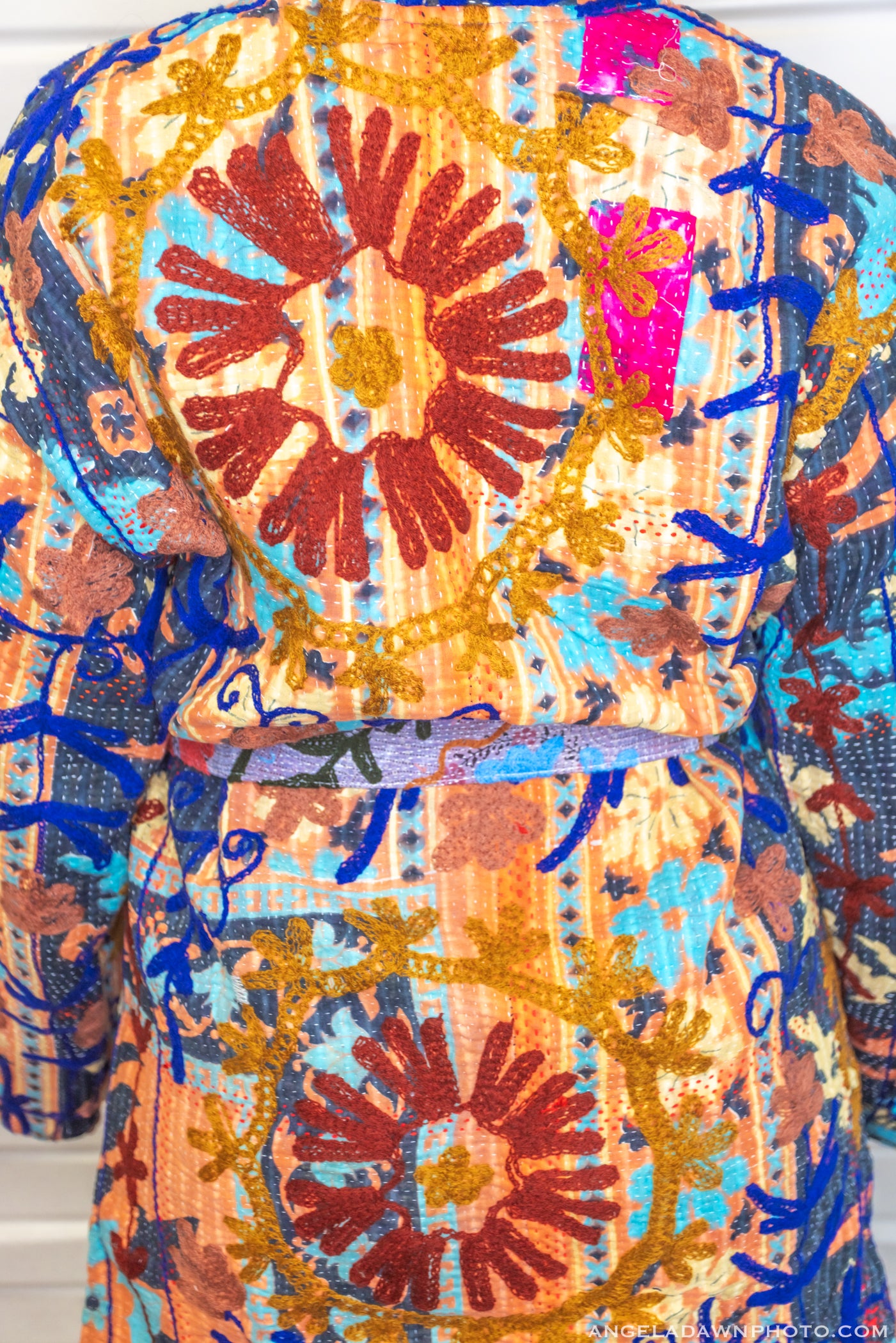 Suzani Kantha Midi Robe IV