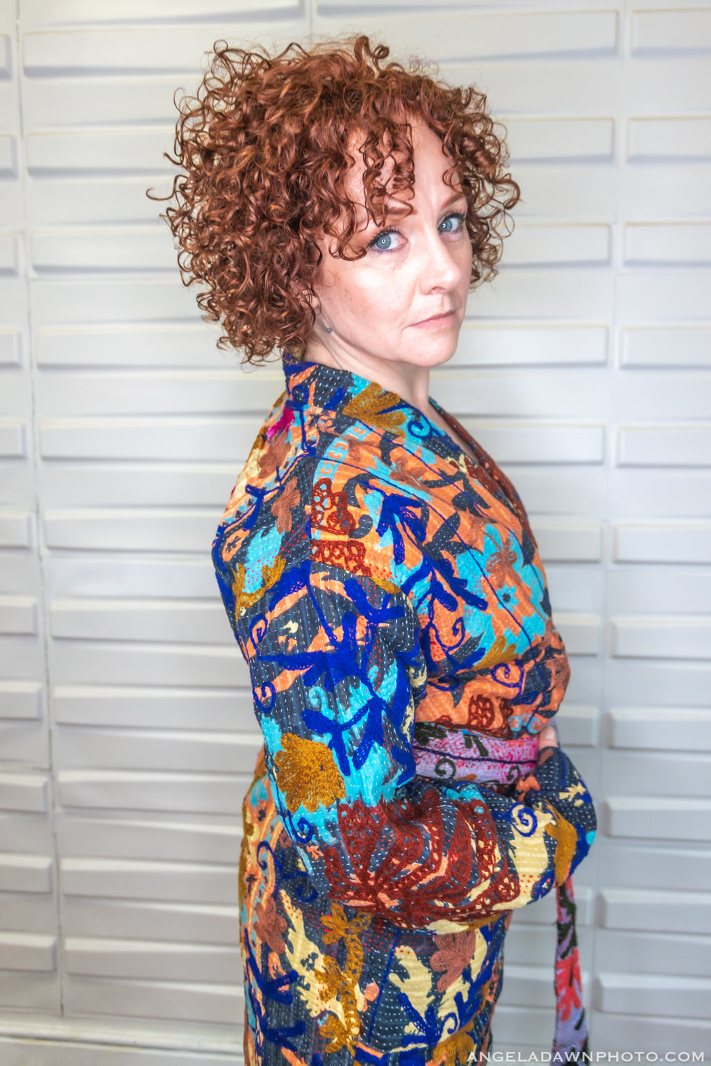 Suzani Kantha Midi Robe IV