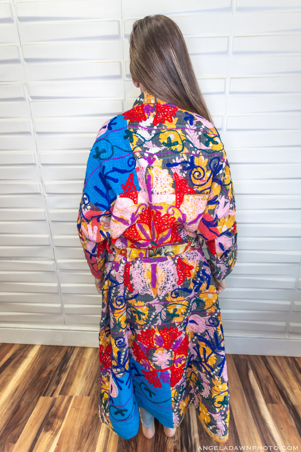 Suzani Kantha Oversized Kaftan Robe II